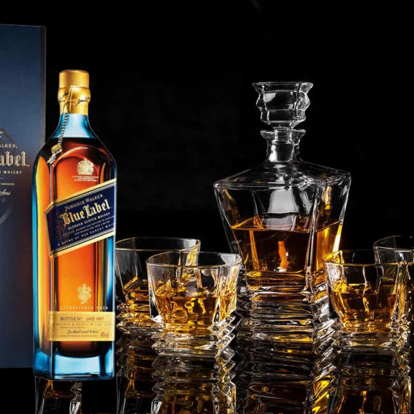 A diverse selection of Scotch whisky bottles on display at Sports Arena Liquor