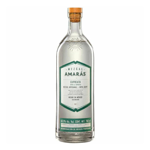 Amaras Mezcal Artesanal Cupreata Joven 100% de Agave 86 Proof - Sports Arena Liquor