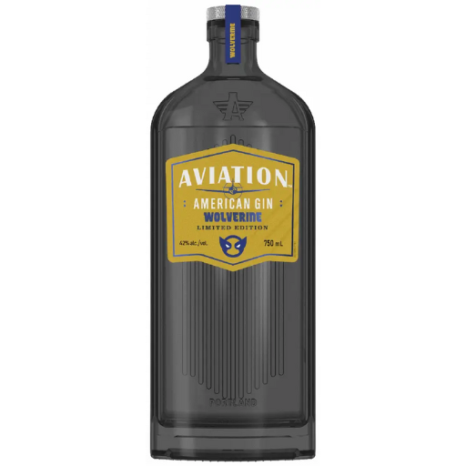 Aviation American Gin Wolverine Limited Edition bottle – rare Marvel collector's gin at Sports Arena Liquor