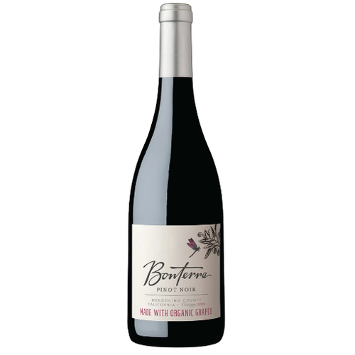 Bonterra Pinot Noir 2019 organic red wine bottle Mendocino County - Sports Arena Liquor