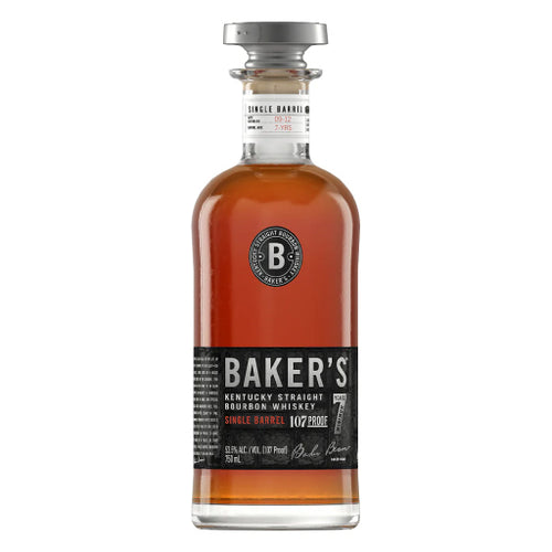Baker's Bourbon Single Barrel Kentucky Bourbon 7 Year Old 107 Proof - Sports Arena Liquor