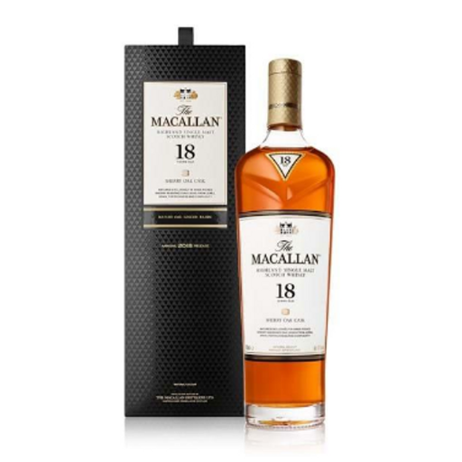 The Macallan 18 Year Old Sherry Oak Single Malt Scotch Whisky