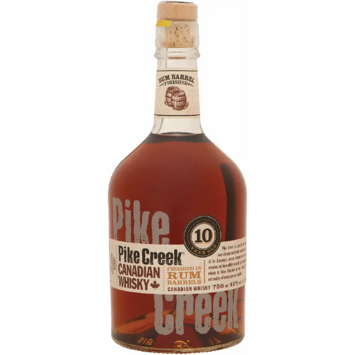 Pike Creek 10 Year Old Canadian Whisky Finished in Rum Barrels