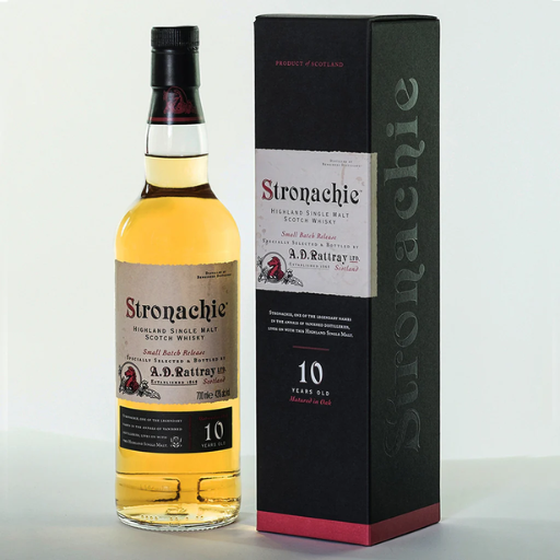 A.D. Rattray Stronachie Small Batch 10 Year Old Single Malt Scotch Whisky