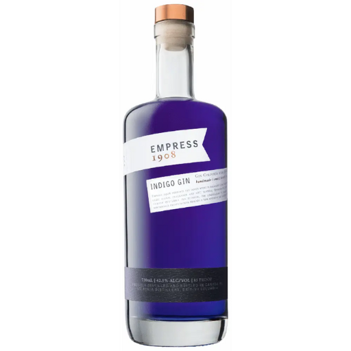 Empress 1908 Indigo Gin bottle with signature deep indigo blue color – Sports Arena Liquor
