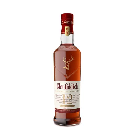 Glenfiddich 12 Year Old Sherry Cask Single Malt Scotch Whiskey