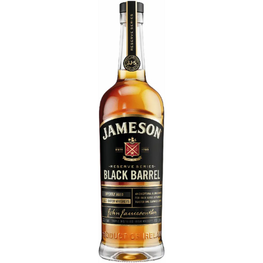 Jameson Black Barrel Irish Whiskey bottle – double-charred premium Irish whiskey at Sports Arena Liquor