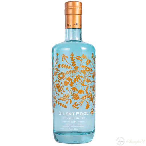 Silent Pool Intricately Realised Gin bottle – premium Surrey craft gin with 24 hand-foraged botanicals at Sports Arena Liquor